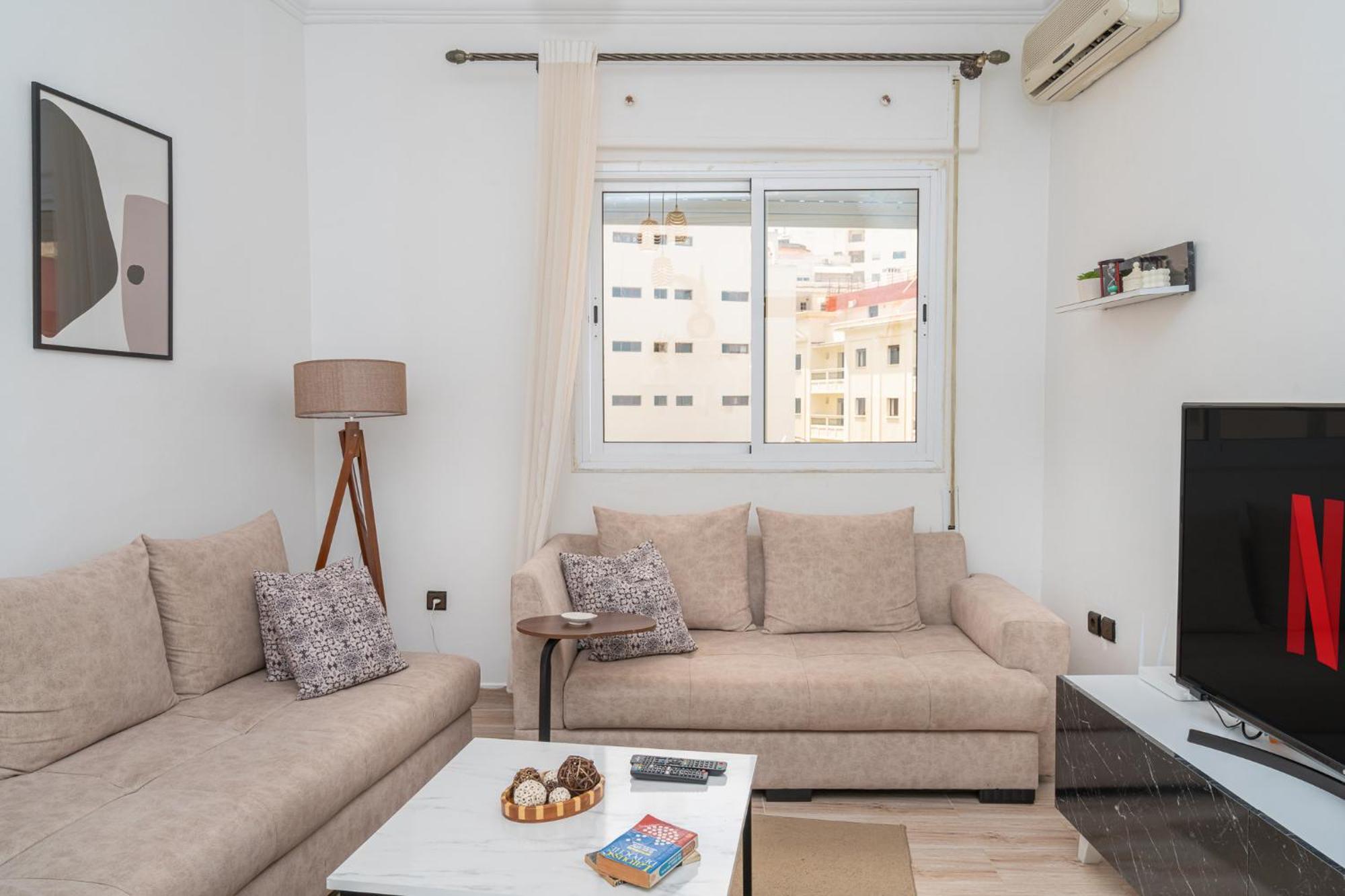 Appartement Ensolleille Au Coeur De Tanger ภายนอก รูปภาพ