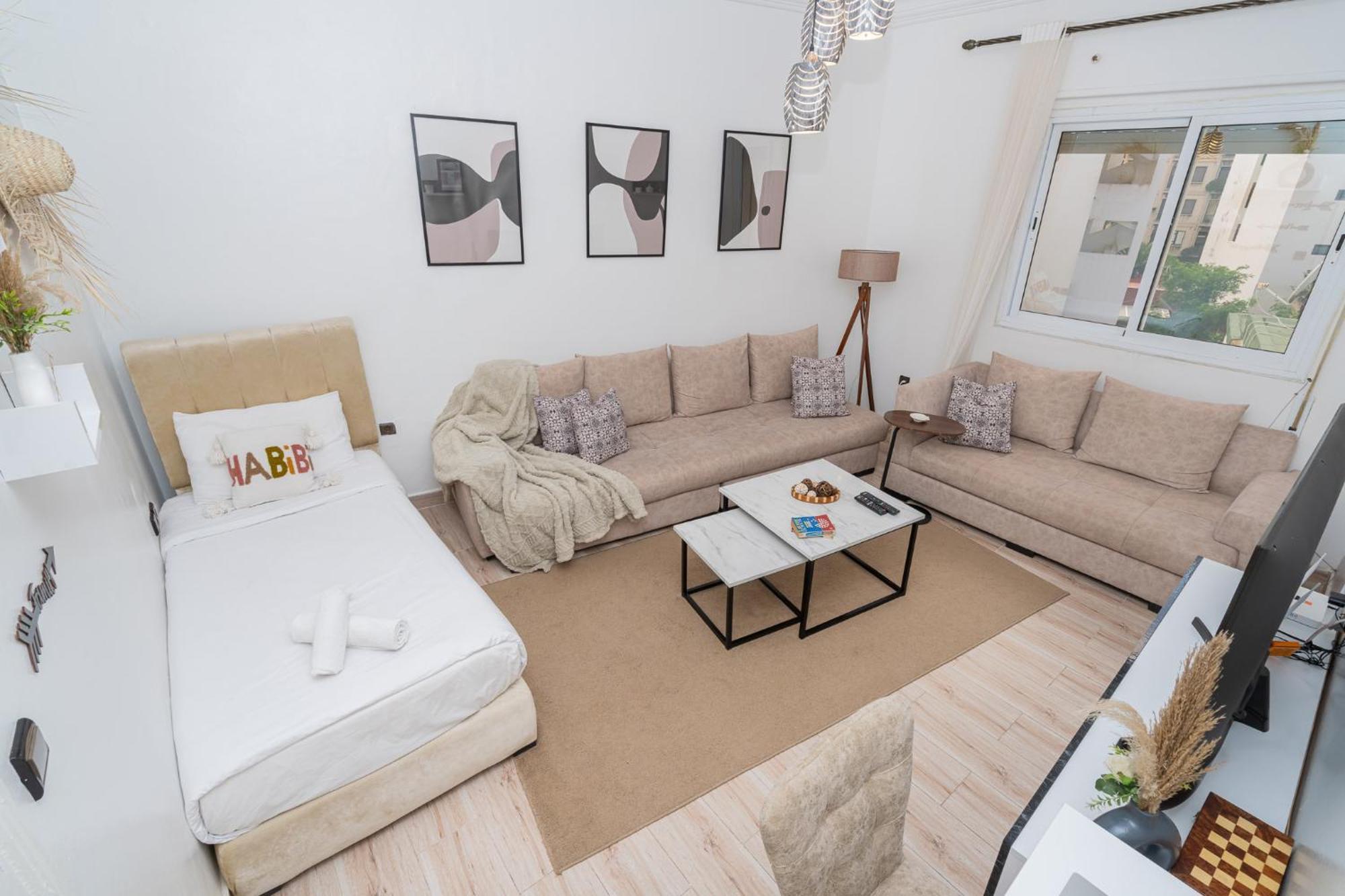 Appartement Ensolleille Au Coeur De Tanger ภายนอก รูปภาพ