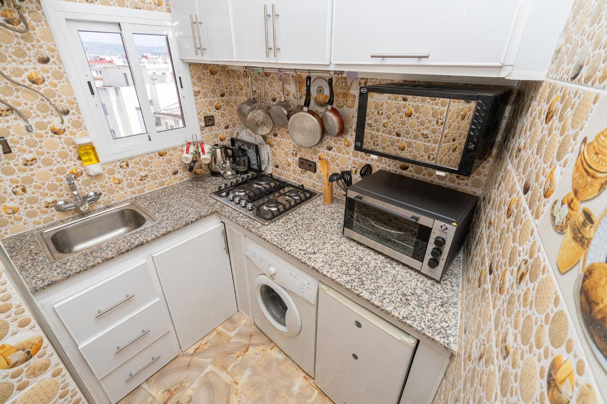 Appartement Ensolleille Au Coeur De Tanger ภายนอก รูปภาพ